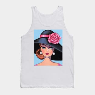 Pearl Earrings Tank Top